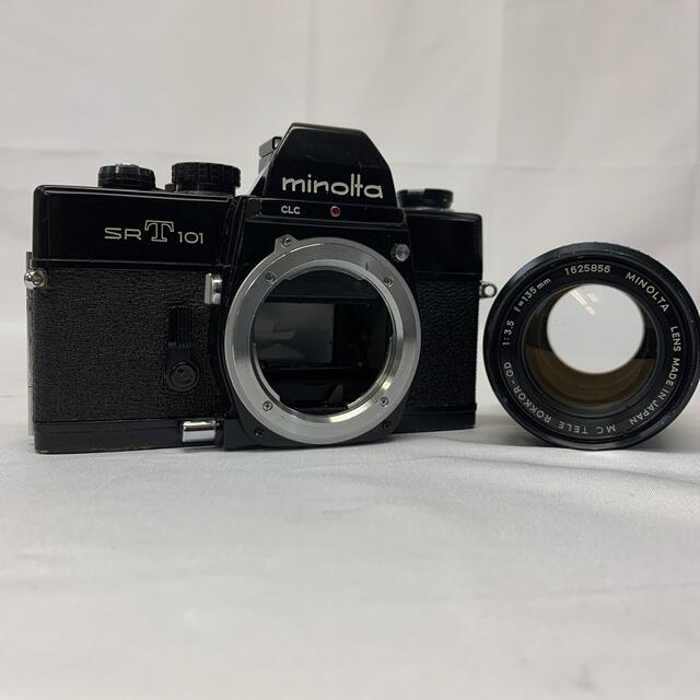 MINOLTA  SRT101 ブラック　フィルムカメラ　昭和レトロカメラ