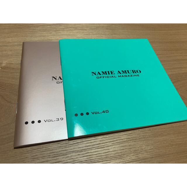 安室奈美恵　オフィシャルマガジン　Vol.39,40 エンタメ/ホビーの雑誌(音楽/芸能)の商品写真