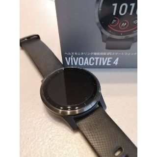 ガーミン(GARMIN)のガーミン Vivoactive 4 ブラック スレート(トレーニング用品)