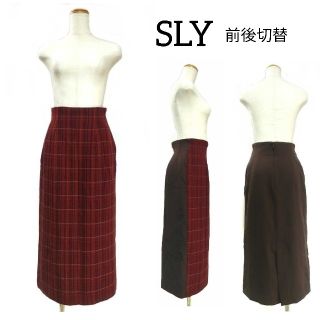 SLY♡CHECKER KNIT TANK＆SK gotojapan.vn