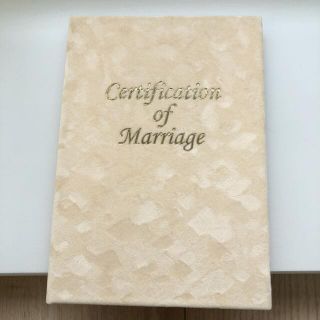 結婚式証明書　バインダー(ファイル/バインダー)