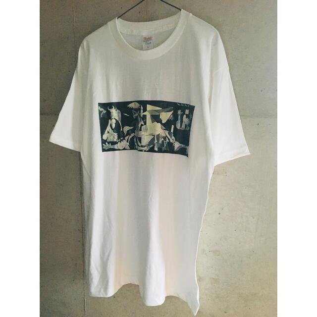 フラワーB ブルーグレイ 【新品未使用☆メンズL】ゲルニカ GUERNICA