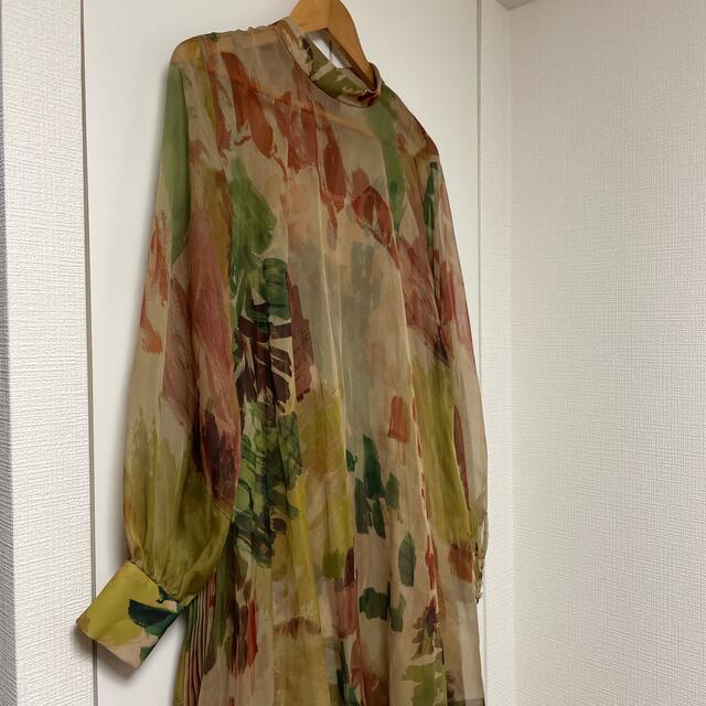 Ameri VINTAGE(アメリヴィンテージ)のAmeri アメリヴィンテージ UND WILLOW PAINT DRESS レディースのワンピース(ロングワンピース/マキシワンピース)の商品写真