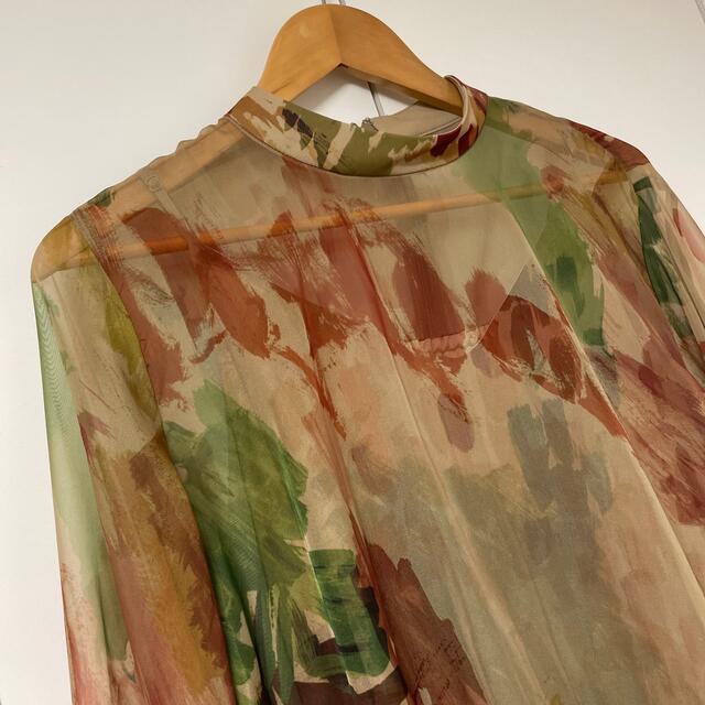 Ameri VINTAGE(アメリヴィンテージ)のAmeri アメリヴィンテージ UND WILLOW PAINT DRESS レディースのワンピース(ロングワンピース/マキシワンピース)の商品写真