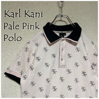 カールカナイ(Karl Kani)のKarl Kani カールカナイ ポロシャツ ピンク Mサイズ ヒップホップ(ポロシャツ)