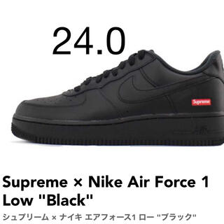 シュプリーム(Supreme)のSupreme × Nike Air Force 1 Low "Black"(スニーカー)