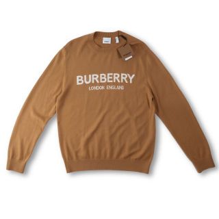 BURBERRY - 新品 BURBERRY ロゴインターシャウールブレンド セーター M