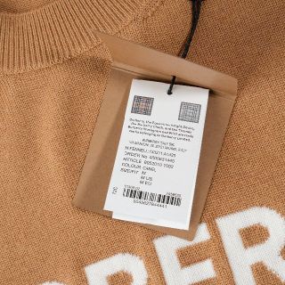 BURBERRY - 新品 BURBERRY ロゴインターシャウールブレンド セーター M