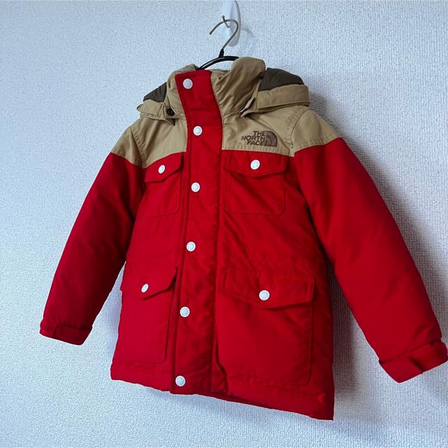 THE NORTH FACE(ザノースフェイス)のhinamama様☆専用　ノースフェイス　キッズダウン 100 赤　ヌプシ キッズ/ベビー/マタニティのキッズ服男の子用(90cm~)(ジャケット/上着)の商品写真