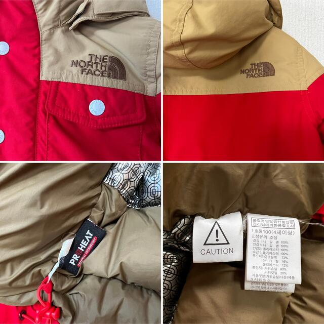 THE NORTH FACE(ザノースフェイス)のhinamama様☆専用　ノースフェイス　キッズダウン 100 赤　ヌプシ キッズ/ベビー/マタニティのキッズ服男の子用(90cm~)(ジャケット/上着)の商品写真