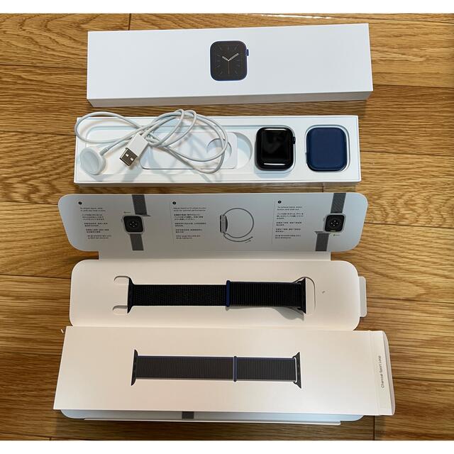 Apple(アップル)のApple Watch Series6 44mm GPS Blue Alumi メンズの時計(腕時計(デジタル))の商品写真