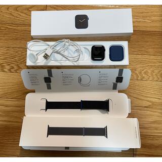 アップル(Apple)のApple Watch Series6 44mm GPS Blue Alumi(腕時計(デジタル))