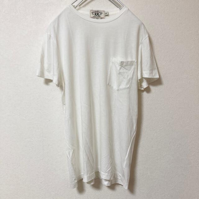 RRL(ダブルアールエル)のRRL ポケTシャツ ホワイト XS メンズのトップス(Tシャツ/カットソー(半袖/袖なし))の商品写真