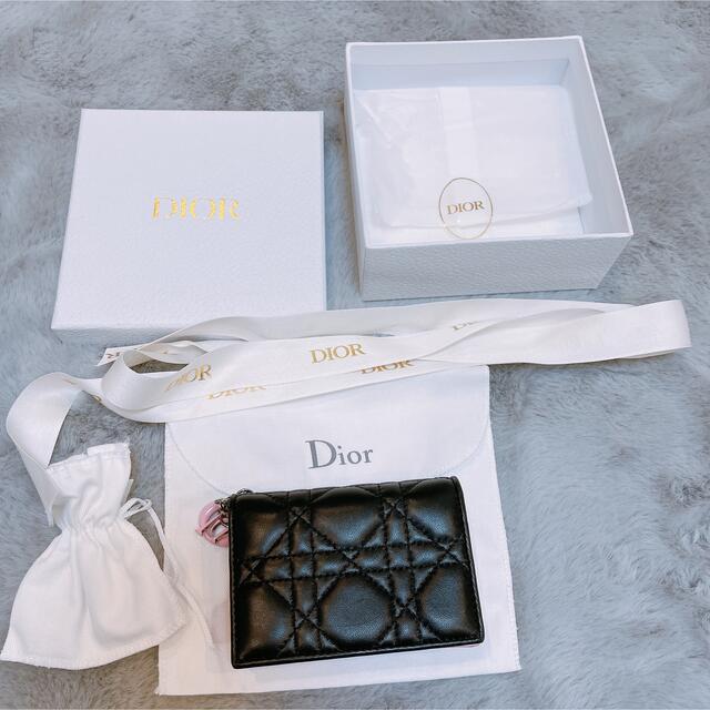 ディーラー ChristianDIOR LADY DIOR フラップ カードホルダー