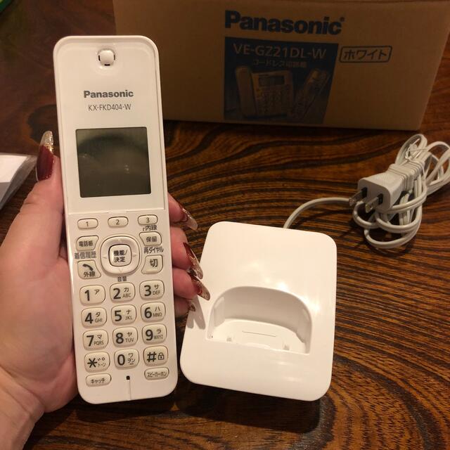 Panasonic  コードレス電話機 RU・RU・RU VE-GZ21DL-W 3