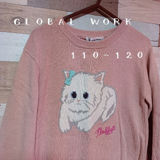 グローバルワーク(GLOBAL WORK)のグローバルワーク　ねこのニットセーター(ニット)