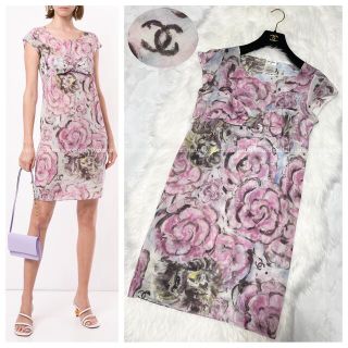 シャネル 花柄ワンピース ワンピースの通販 3点 | CHANELのレディース シャネル 花柄ワンピース ワンピースの通販 3点 | CHANELのレディース
