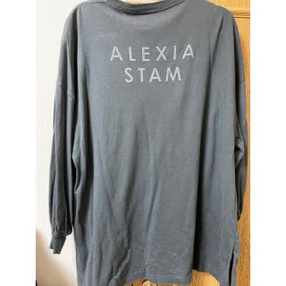 ALEXIA STAM - アリシアスタン ロンT チャコールALEXIASTAMの通販 by ...