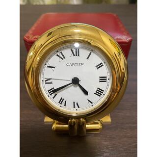 カルティエ(Cartier)のカルティエ置き時計　アラーム付き(置時計)