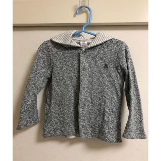 ベビーギャップ(babyGAP)の【ベイビーギャップ】くま耳長袖パーカー【サイズ90】(カーディガン/ボレロ)