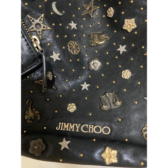 JIMMY CHOO ジミーチュウ　スタッズ　ショルダーバッグ　カードケース付き