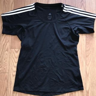 アディダス(adidas)のアディダス adidas カットソー ブラック OT スリーストライプス(Tシャツ(半袖/袖なし))