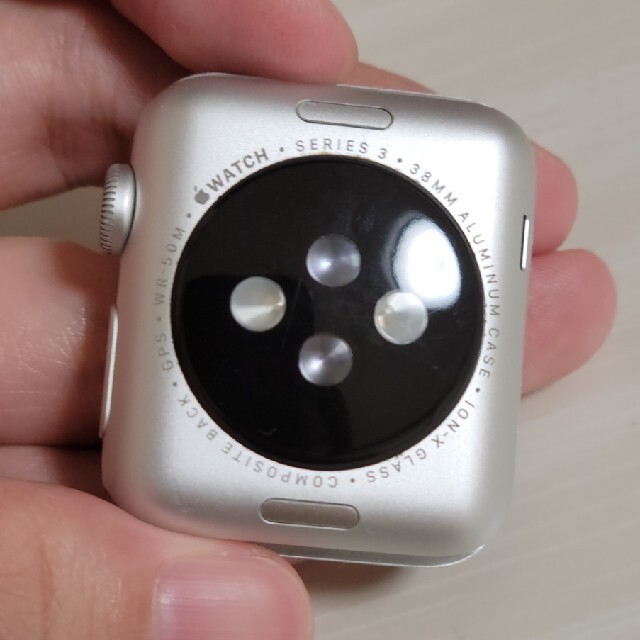 Apple Watch(アップルウォッチ)のSeries3 38mm アルミ GPSモデル スマホ/家電/カメラのスマートフォン/携帯電話(その他)の商品写真