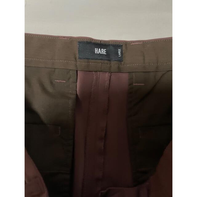HARE(ハレ)のHARE トロミトラウザー　ブラウン　スラックス メンズのパンツ(スラックス)の商品写真