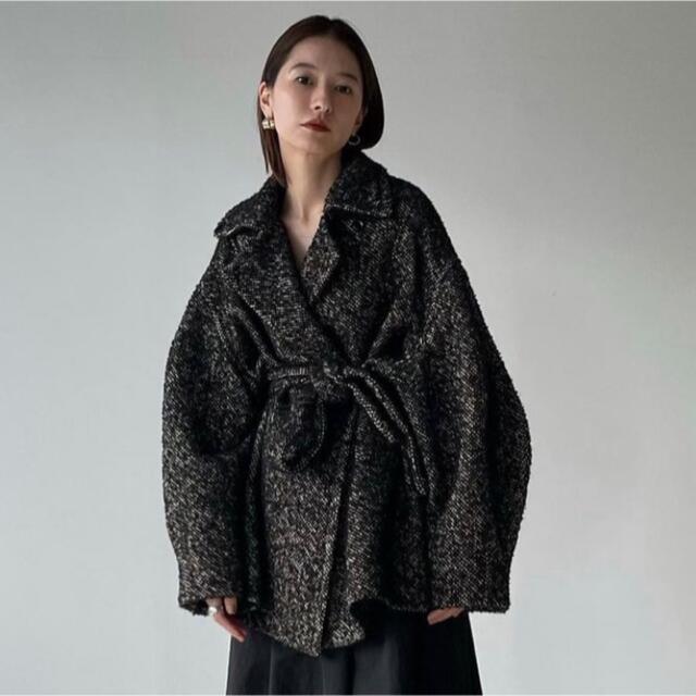 CLANE(クラネ)のクラネ MIX LOOP TWEED BOX COAT コート レディースのジャケット/アウター(その他)の商品写真