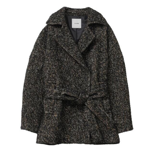 CLANE(クラネ)のクラネ MIX LOOP TWEED BOX COAT コート レディースのジャケット/アウター(その他)の商品写真