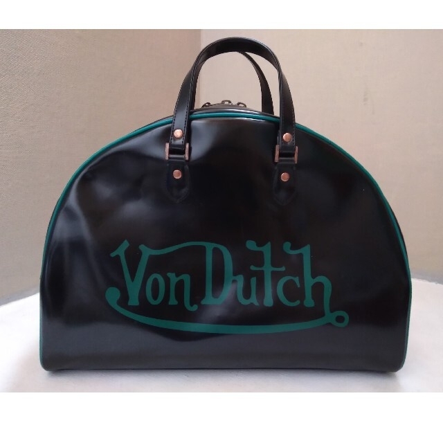 Von Dutch(ボンダッチ)の希少 レアカラー Von Dutch vondutch 半ツヤ エナメル バッグ レディースのバッグ(ボストンバッグ)の商品写真