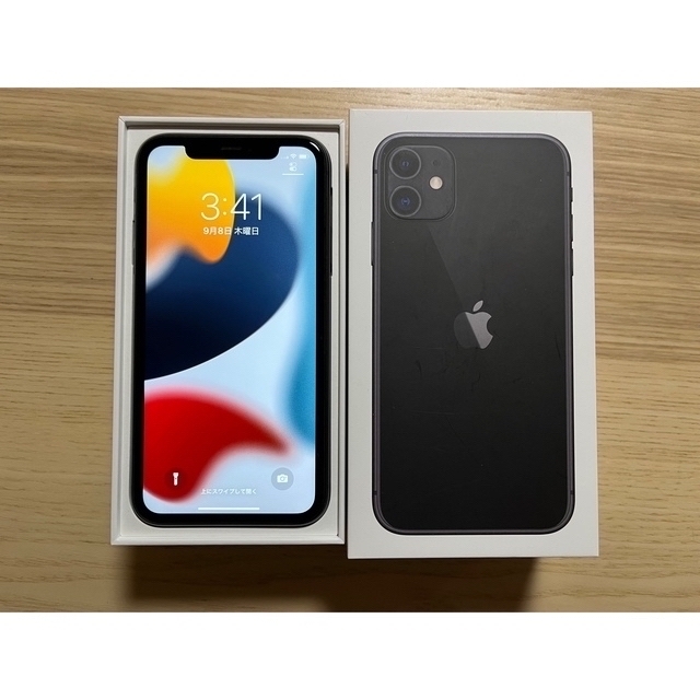 iphone11 ブラック　256GB simロック解除済