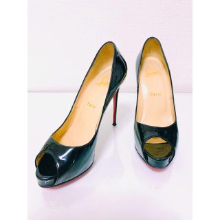 クリスチャンルブタン(Christian Louboutin)のChristianLouboutinルブタンパテントオープントゥパンプスエナメル(ハイヒール/パンプス)