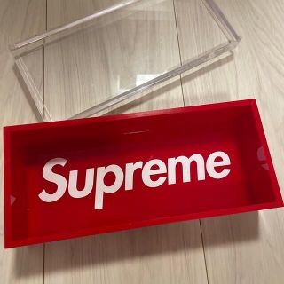 『Supreme』シュプリーム アクリルボックスケース / レッド