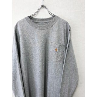 カーハート(carhartt)のcarhartt カーハート ビンテージ クルーネック ポケット 長袖 ロング (Tシャツ/カットソー(七分/長袖))