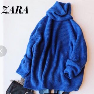 ザラ(ZARA)の完売　新品　ZARAオーバーサイズタートルネックセーター(ニット/セーター)