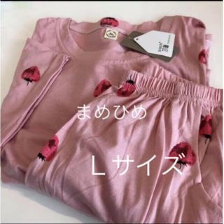 新品❤︎ストロベリールームウェア❤︎Ｌサイズ♡ピンク(ルームウェア)