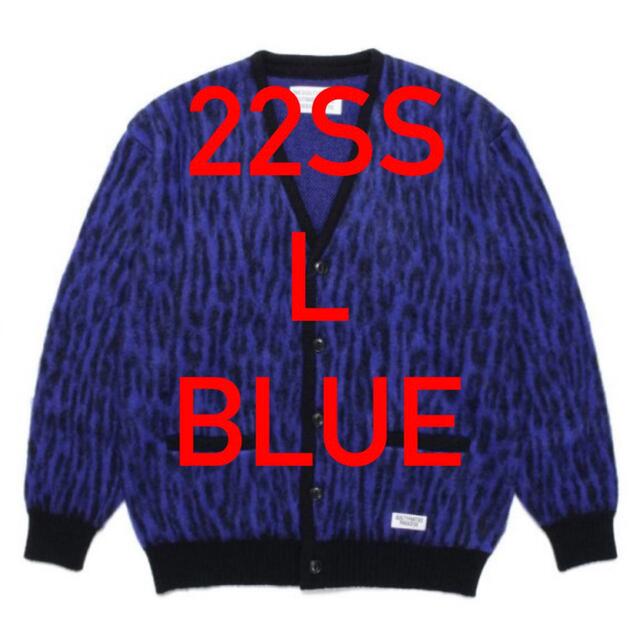 WACKO MARIA LEOPARD MOHAIR CARDIGAN L メンズ トップス ...