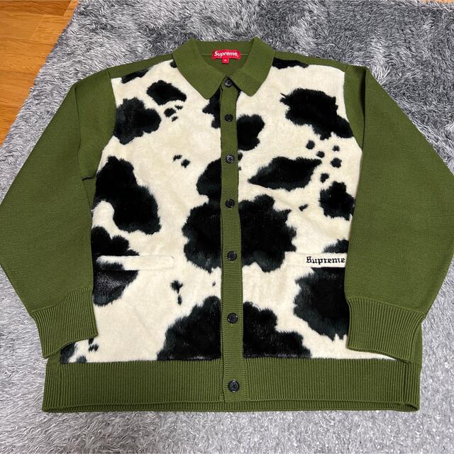 Supreme cow print cardigan Mサイズ カーディガン