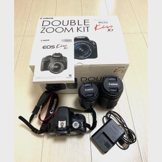 キヤノン(Canon)のCanon EOS Kiss X7 DOUBLE ZOOM KIT(デジタル一眼)