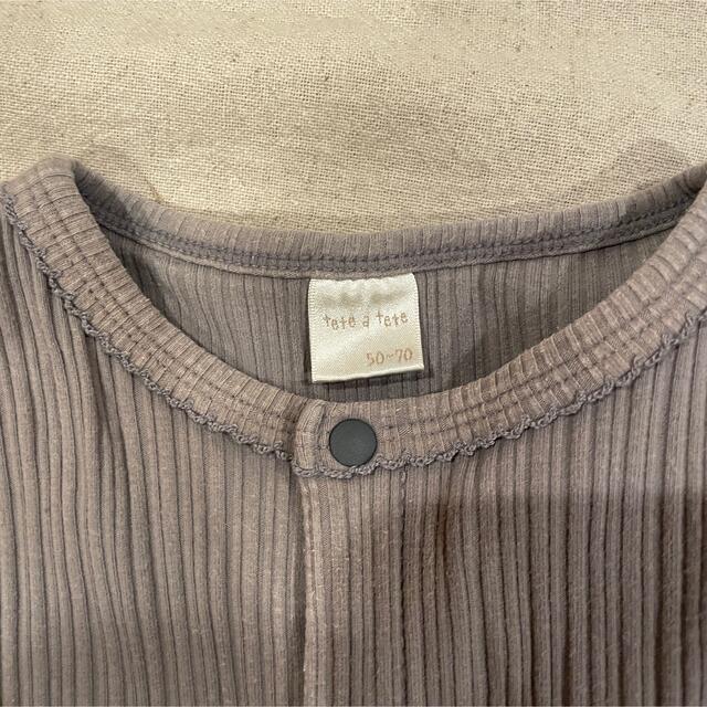 CHECK&STRIPE(チェックアンドストライプ)のツーウェイオール ベビー服 キッズ/ベビー/マタニティのベビー服(~85cm)(カバーオール)の商品写真
