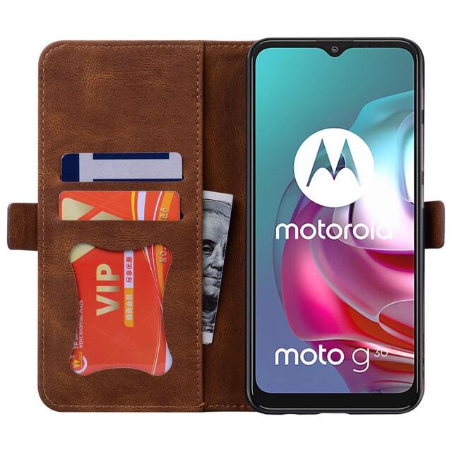 MOTO G30 ケース MOTO G10 ケース 手帳型 - スマホアクセサリー