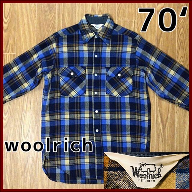 WOOLRICH(ウールリッチ)の70‘ Woolnich shirt ウールリッチ ネルシャツ チェックシャツ  メンズのトップス(シャツ)の商品写真