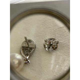 MIKIMOTO - ミキモト 定番 ピアス ダイヤ×パール K18 美品の通販 by ...