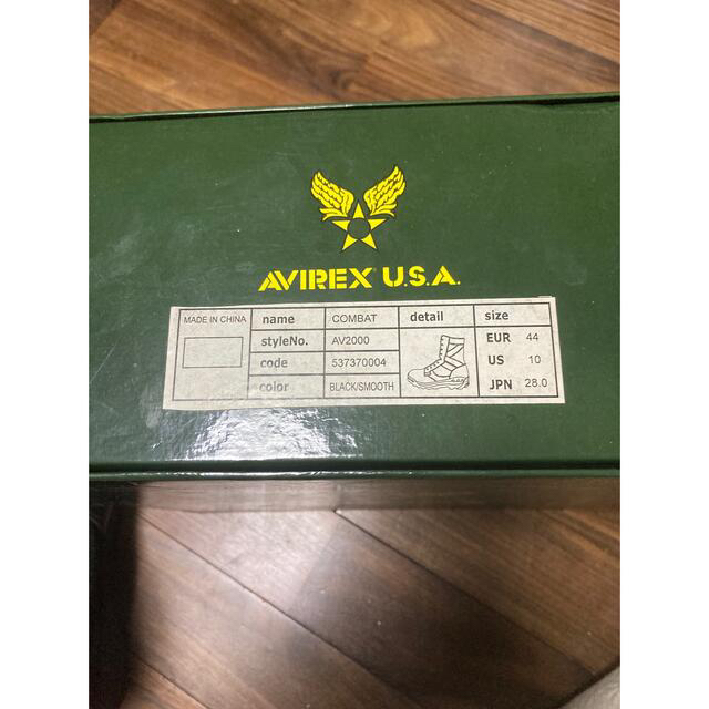 AVIREX(アヴィレックス)の売り切り値下げ　アビレックス　ブーツ　28cm メンズの靴/シューズ(ブーツ)の商品写真