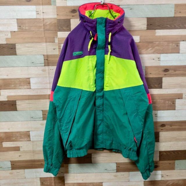 Columbia(コロンビア)の輸入古着 コロンビア マウンテン ナイロンジャケット キャンプ 登山 90S メンズのジャケット/アウター(ナイロンジャケット)の商品写真