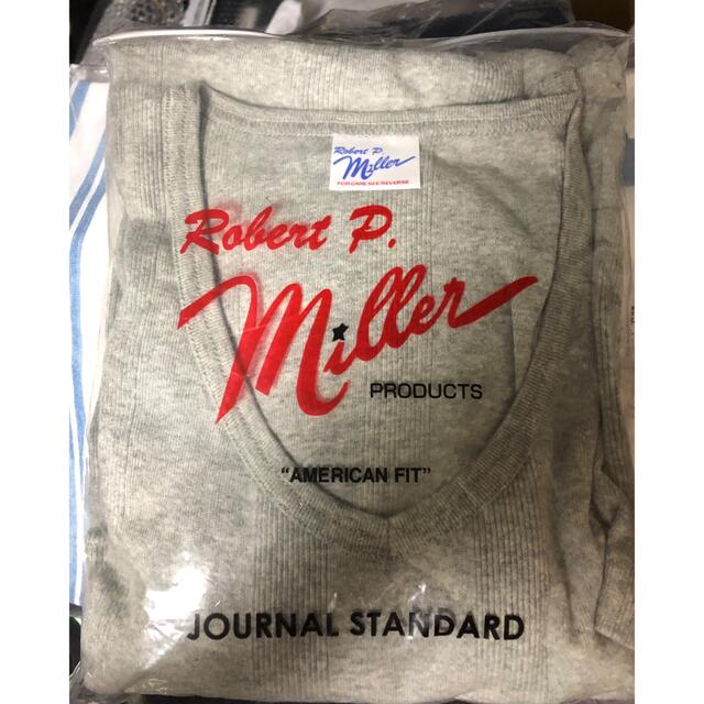 MILLER(ミラー)の★新品★ミラー×ジャーナルスタンダード VネックTシャツ グレー/M メンズのトップス(Tシャツ/カットソー(半袖/袖なし))の商品写真