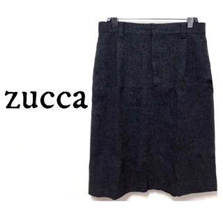 ズッカ(ZUCCa)のZucca ズッカ　ウール素材  台形 ひざ丈 スカート(ひざ丈スカート)