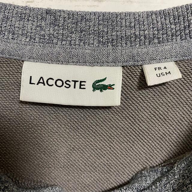 LACOSTE(ラコステ)の LACOSTE ラコステ　スウェット　トレーナー　刺繍 ビッグロゴ　デカワニ メンズのトップス(スウェット)の商品写真