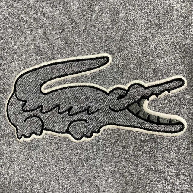 LACOSTE(ラコステ)の LACOSTE ラコステ　スウェット　トレーナー　刺繍 ビッグロゴ　デカワニ メンズのトップス(スウェット)の商品写真